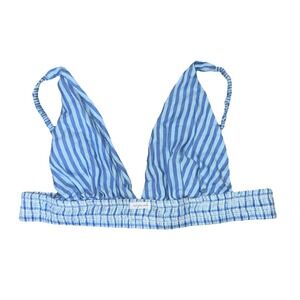 Out From Under Urban Outfitters Blue Stripe Women's XL Bra Bralette